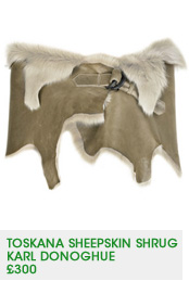 Toskana Sheepskin Shrug