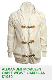 Alexander McQueen Cable Weave Cardigan