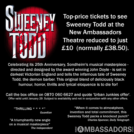 Todd Sweeney at New Ambassadors Theatre