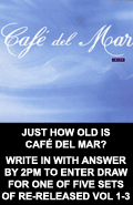 Café del Mar. Volume 1, 2 and 3 re-released now. Compiled by the legendary José Padilla