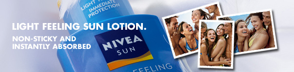 Nivea Sun. The new summer feeling: light & non-sticky