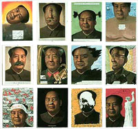 Not sure how pleased he is with this one, even if the people like it. Chairmen Mao by Hongtu Zhang 1989