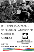 Jennifer Campbell Canadian Landscape exhibition at Royal Commonwealth Society March 22-April 30