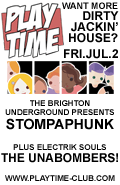 Stompaphunk DJs and The Unabombers at Playtime Friday July 2