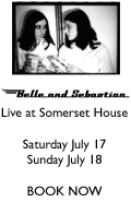 Belle and Sebastian live at Somerset House July 17 & 18