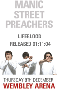 Lifeblood out today. Live at Wembley December 9