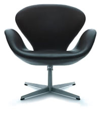 No ugly duckling. Get Arne Jacobsen's Swan chair and other Danish design pieces cheaper in Copenhagen